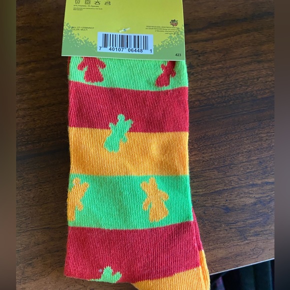 Sour Patch Kids Adult Crew Socks - Picture 4 of 5